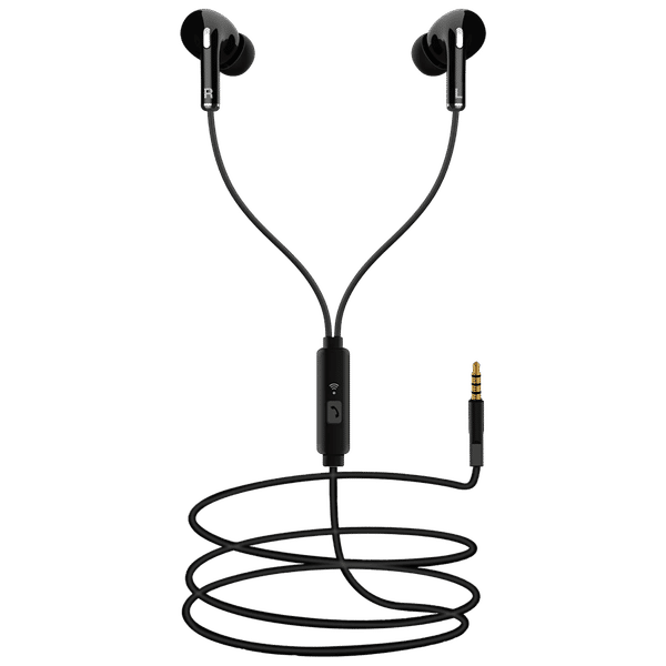 Buy Foxin BASS PRO B6 Wired Earphone with Mic In Ear Black